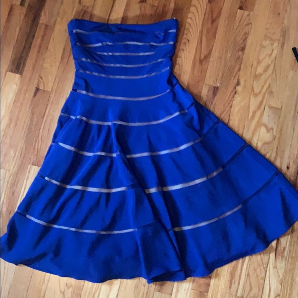 Mikael Aghal mid length cocktail dress